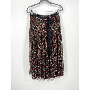 The Kooples rosa pleated wrap midi skirt 2